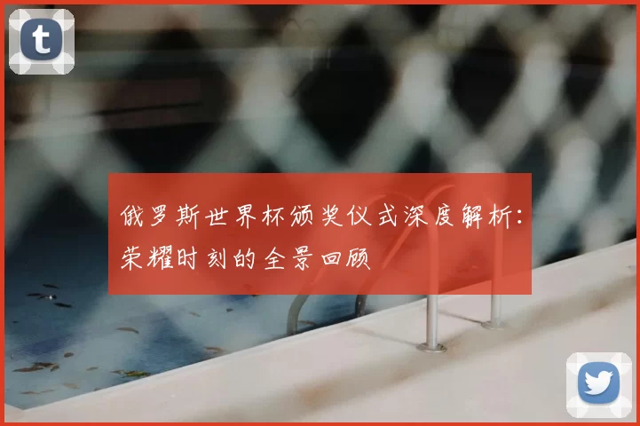 俄罗斯世界杯颁奖仪式深度解析：荣耀时刻的全景回顾